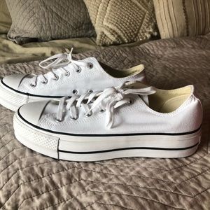 Unworn Converse platform shoe!